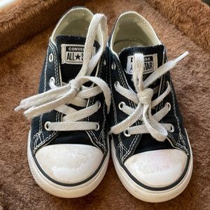 Black Converse Size 10 girls